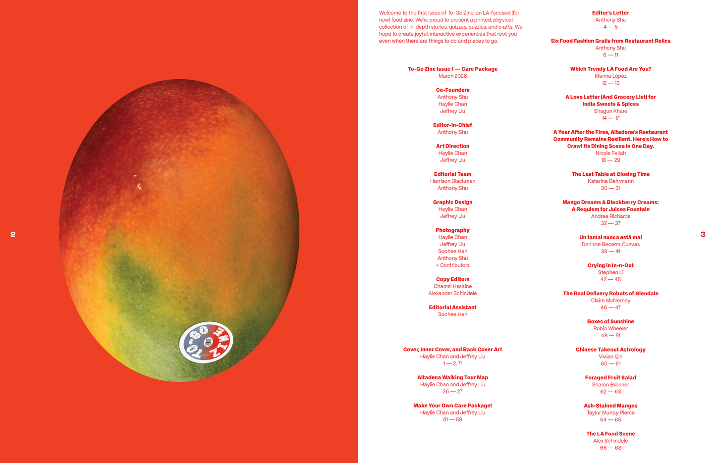 To-Go Zine Issue 1: Care Package